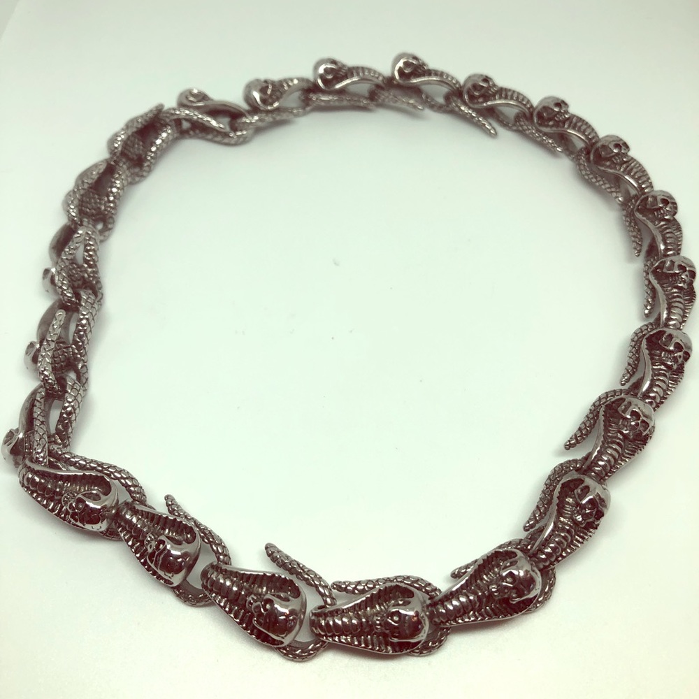 Gothic stainless steel men’s necklace
